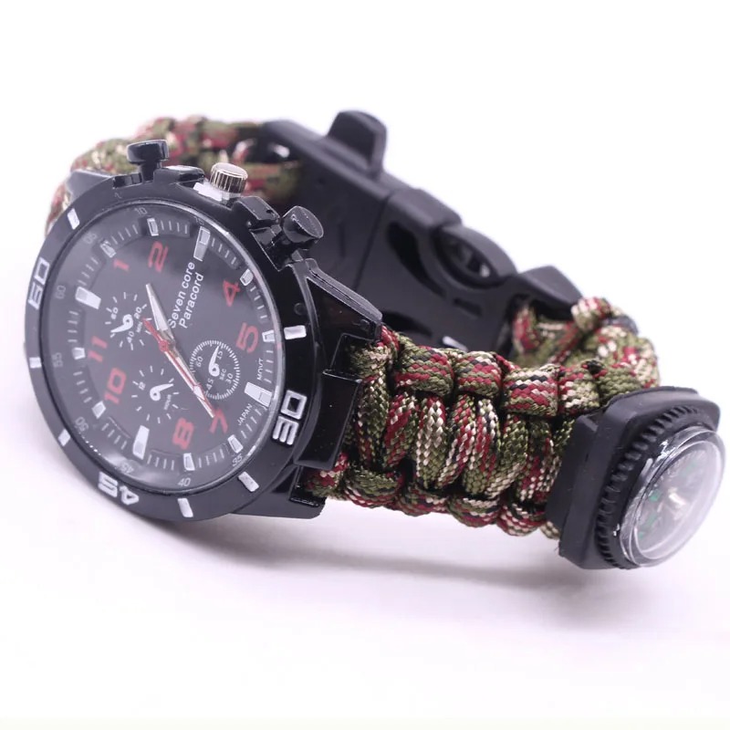 Multifunctional Outdoor Watch  - Fire Starting Kit recension och pris