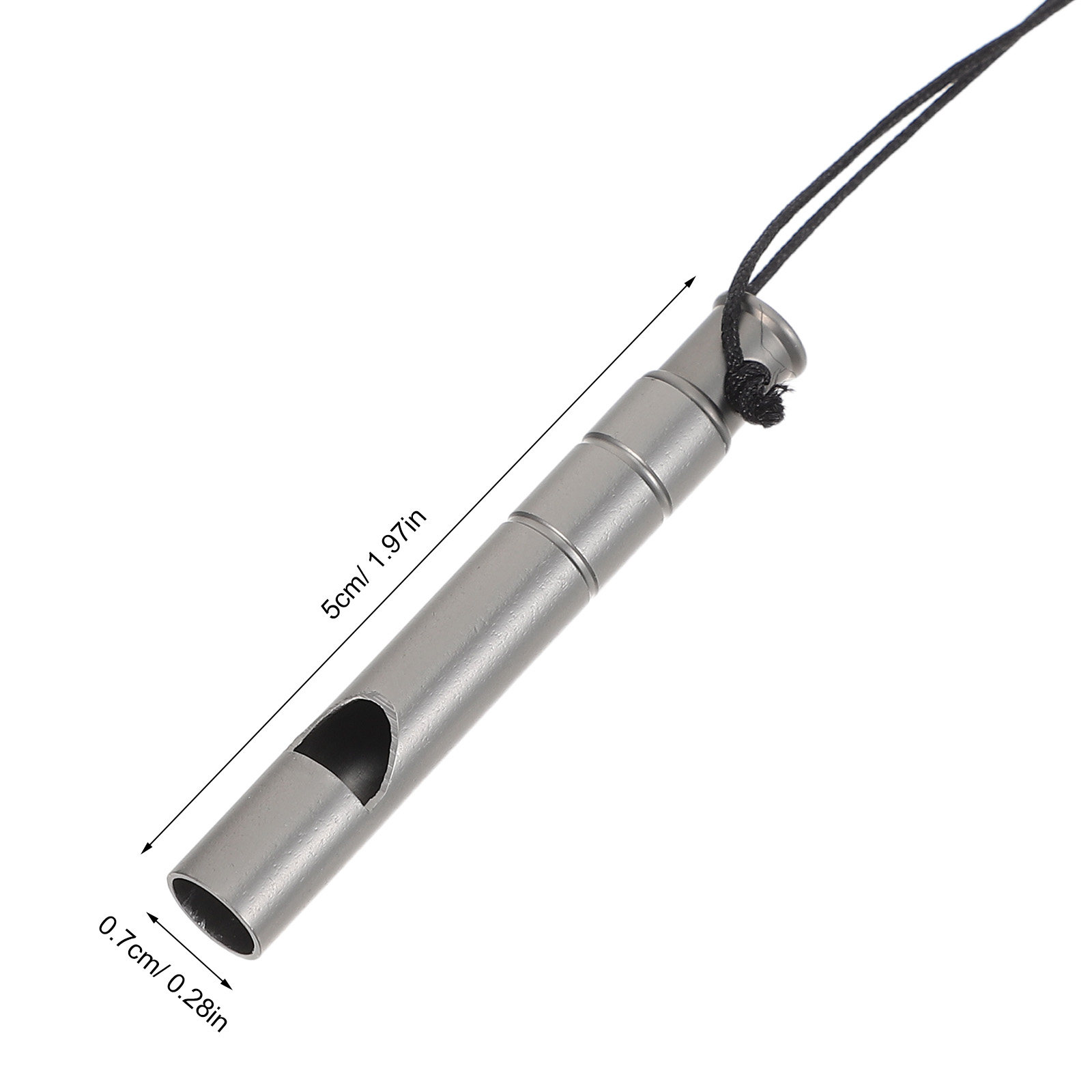 2Pcs Titanium Emergency Surviv - Emergency Whistle Loud recension och pris